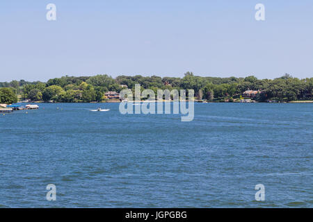 A Summer Day at Beaver Lake, NE Stock Photo