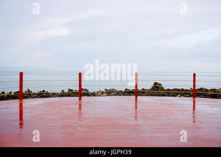 Feels like in the edge of the world. Stock Photo