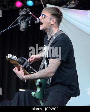 Johnny Stevens of Highly Suspect during Summerfest Music Festival at