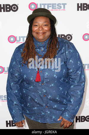 West Hollywood, USA. 9th Jul, 2017. April A. Wilson, At Outfest 2017 A Million Happy Nows at Harmony Gold, California on July 09, 2017. Credit: MediaPunch Inc/Alamy Live News Stock Photo