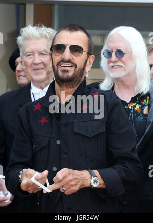 Hollywood, USA. 7th July, 2017. 08 July 2017 - Hollywood, California - Ringo Starr. Ringo Starr ''Peace & Love'' Birthday Celebration. Photo Credit: F. Sadou/AdMedia Credit: F. Sadou/AdMedia/ZUMA Wire/Alamy Live News Stock Photo