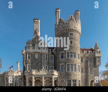 Casa Loma Castle in Toronto, Canada Stock Photo