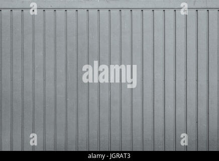 Texture of profiled metal. Metal fence Stock Photo