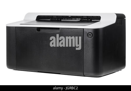Compact laser home printer isolated on white background Stock Photo