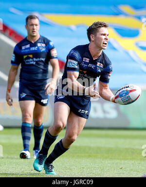 Leeds Rhinos Matt Parcell in action against Salford Red Devils, during the Betfred Super League match at the AJ Bell Stadium, Salford. Stock Photo
