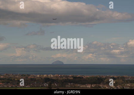 Ailsa Craig in the distance Stock Photo
