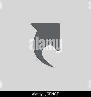 Reply vector illustration sign symbol pictogram icon Stock Vector
