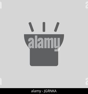Music player, selectors, ckeckboxes, toggles, searchfields equalizer isolated on grey background Stock Vector