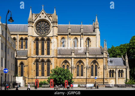 The Church of Christ the King is a church belonging to the Catholic Apostolic Church, situated in Gordon Square, Bloomsbury, London, England, U.K. Stock Photo