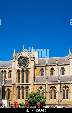 The Church of Christ the King is a church belonging to the Catholic Apostolic Church, situated in Gordon Square, Bloomsbury, London, England, U.K. Stock Photo