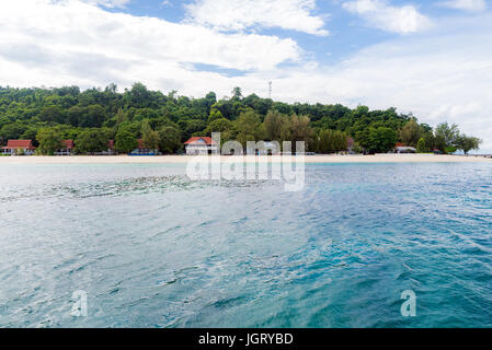 Snorkeling point with beautiful coralscape at Racha Island Phuket Thailand Stock Photo