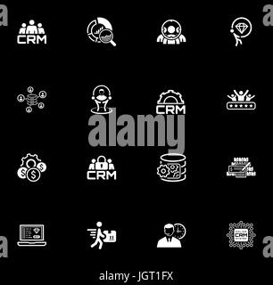 data center set flat icons Stock Vector Image & Art - Alamy