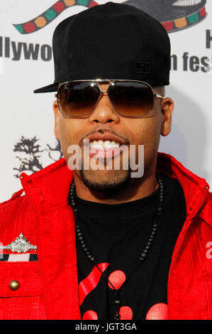 Frankie Needles attends 9th Annual Hollywood Black Film Festival Beverly Hills. Stock Photo