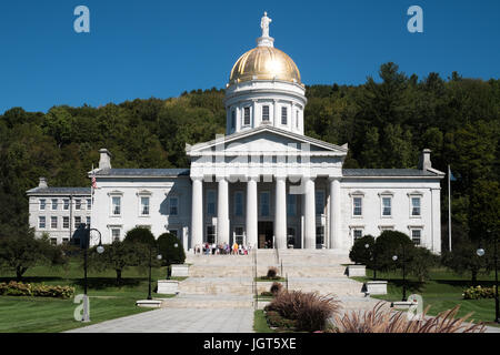 Vermont State House, Montpelier, Vermont, USA Stock Photo