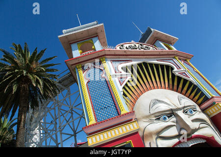 Luna Park - Melbourne Stock Photo