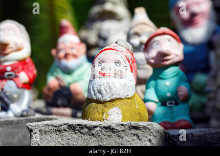 FAIRY STORIES - SNOW WHITE. The Seven Dwarves are delighted to find