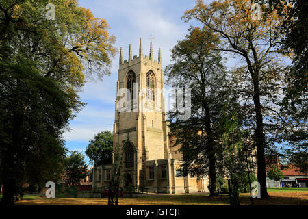 All Saints church, Gainsborough town, Lincolnshire County, England, UK Stock Photo