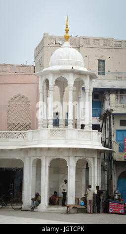 Amritsar, India - Jul 25, 2015. View of the tower the Golden Temple in Amritsar, India. Stock Photo