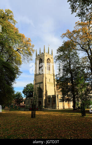 All Saints church, Gainsborough town, Lincolnshire County, England, UK Stock Photo