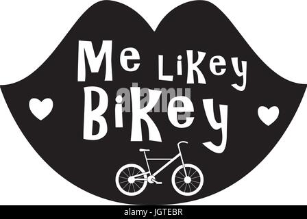 Bike badge vintage style Stock Vector