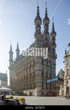 City hall of Leuven; Hôtel-de-Ville de Louvain Stock Photo - Alamy