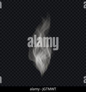 Abstract transparent smoke Stock Vector