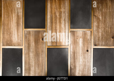 Abstract wood and tile backdrop pattern Stock Photo