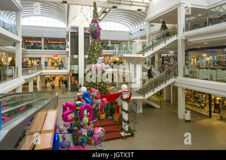 Christmas decoration at Deiland, shopping center, Playa Honda, Lanzarote island, Canary islands, Spain, Europe Stock Photo