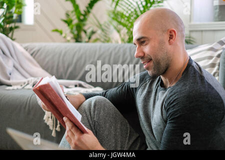 Lifestyle. Handsome man at home Stock Photo