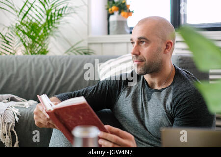 Lifestyle. Handsome man at home Stock Photo