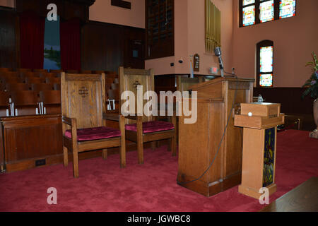 Martin Luther King's Funeral Carriage Stock Photo