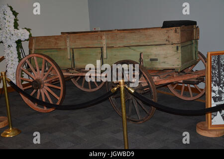 Martin Luther King's funeral carriage Stock Photo