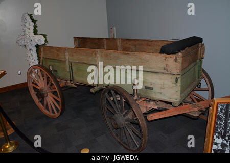 Martin Luther King's funeral carriage Stock Photo