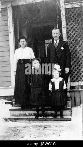 Industrial Workers of the World  - Katie Phar and family, c. 1910s. Stock Photo