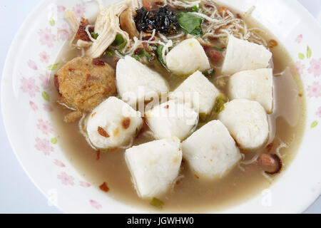 Soto Noodles Indonesian Food Isolated background Stock Photo