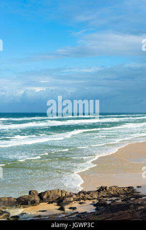 75 mile beach seen from Indian Head. Fraser Island, Queensland, Australia Stock Photo