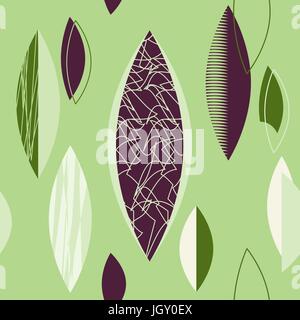 Mid Century modern 1950s style vintage retro atomic seamless background pattern. Fully editable vector illustration for web and print. Stock Vector