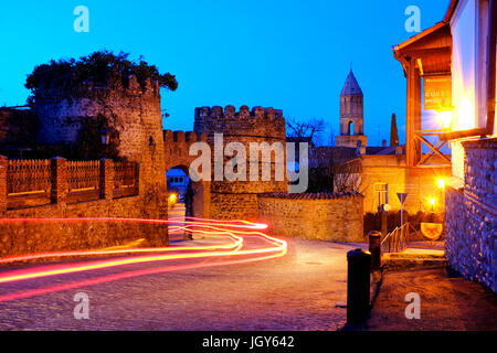 Fortified gate in Signagi, Georgia Stock Photo