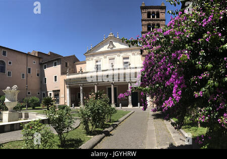 Saint Cecilia, the Basilica di Santa Cecilia in Trastevere, Rome Italy Stock Photo