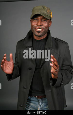 Jimmy Jean-Louis, an actor/producer of 'The President Has AID', at the AOL studios in Beverly Hills, CA, for AOL Black Voices. Photographed on February 9, 2007, by RTRoth / MediaPunch Stock Photo