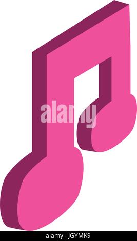 Music file symbol icon vector illustration graphic design Stock Vector