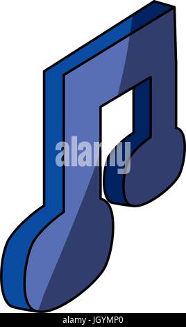 Music file symbol icon vector illustration graphic design Stock Vector