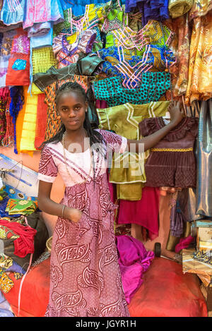 Market in Saint Louis. Senegal. Stock Photo