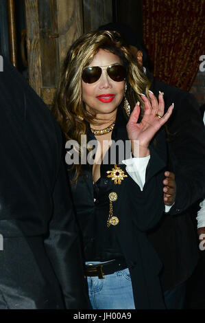 La Toya Jackson out for dinner at Tao restaurant in Hollywood Featuring