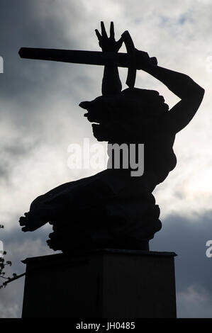 The Monument to the Heroes of Warsaw also known as the Warsaw Nike in Warsaw, Poland. 6 April 2017 © Wojciech Strozyk / Ģ����ý Stock Photo Stock Photo