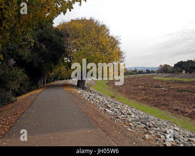 Alameda Creek Regional Trail, Union City, CA USA Stock Photo