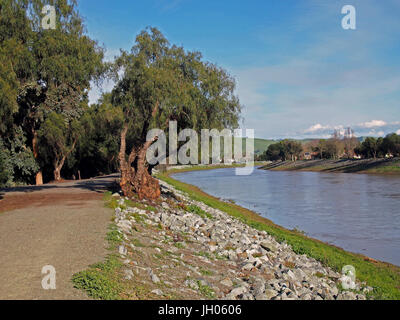 Alameda Creek Regional Trail, Union City, CA USA Stock Photo