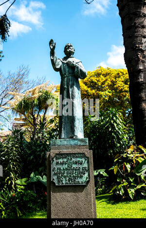 the beautiful Municipal Gardens Funchal Madeira Stock Photo