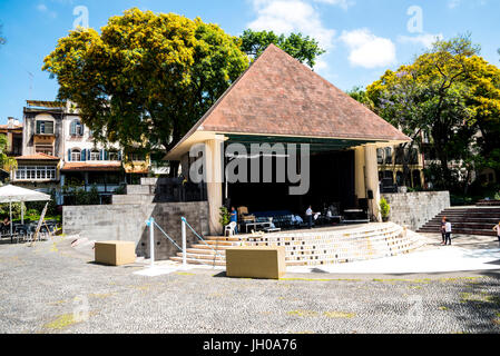 the beautiful Municipal Gardens Funchal Madeira Stock Photo