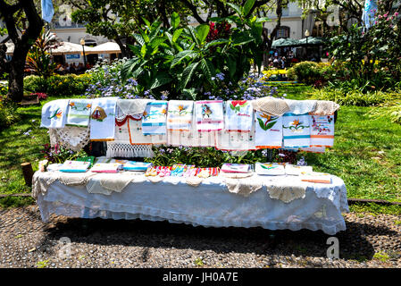 the beautiful Municipal Gardens Funchal Madeira Stock Photo